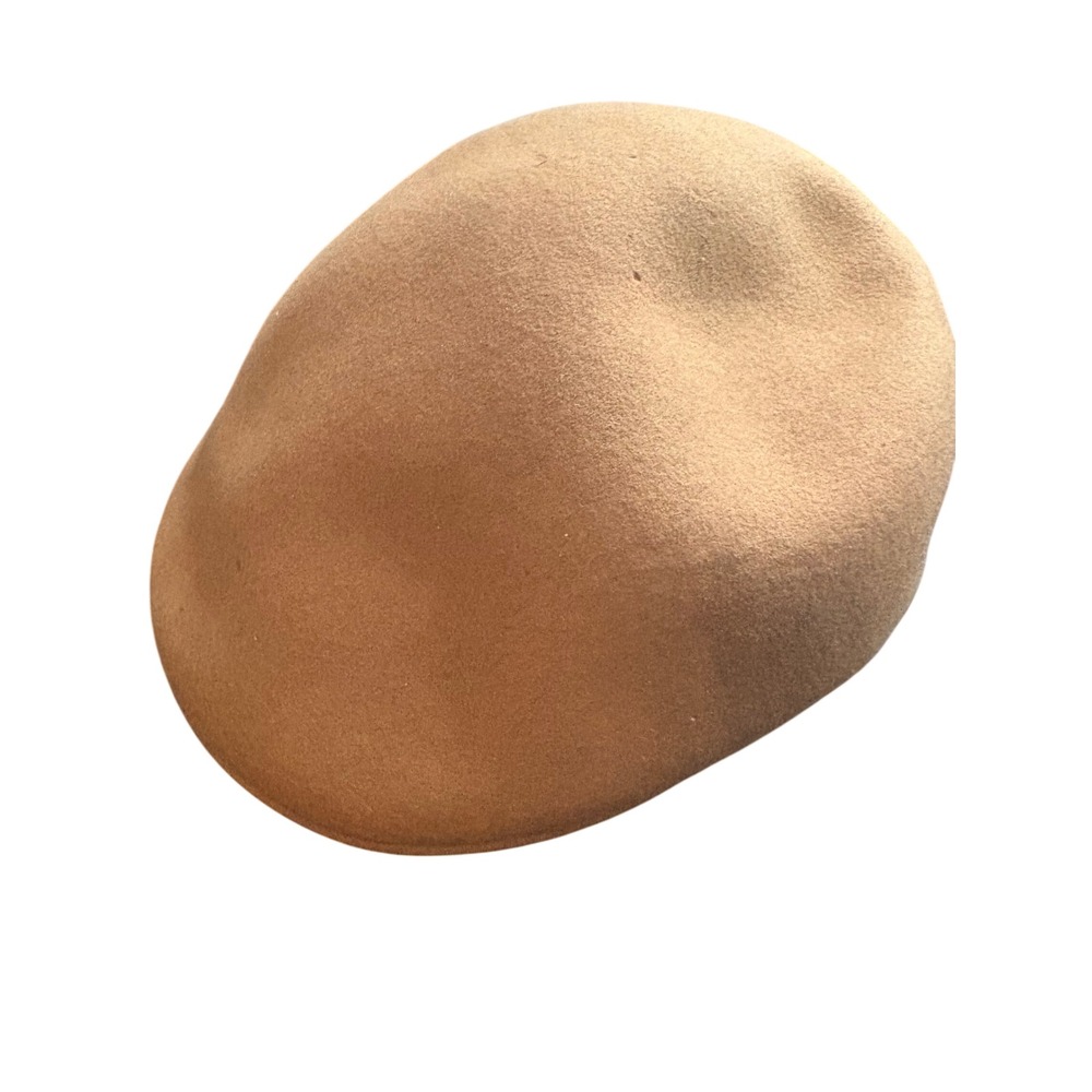 Country Gentleman Tan 100% Wool Flat Cap Driving Ivy Hat Small